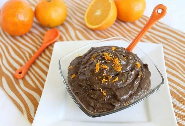 Chocolate Orange Raw Pudding