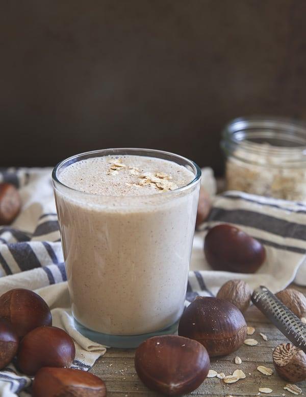 Cinnamon Chestnut Oatmeal Smoothie