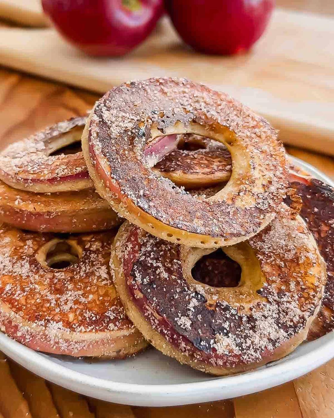 Cinnamon Sugar Apple Rings