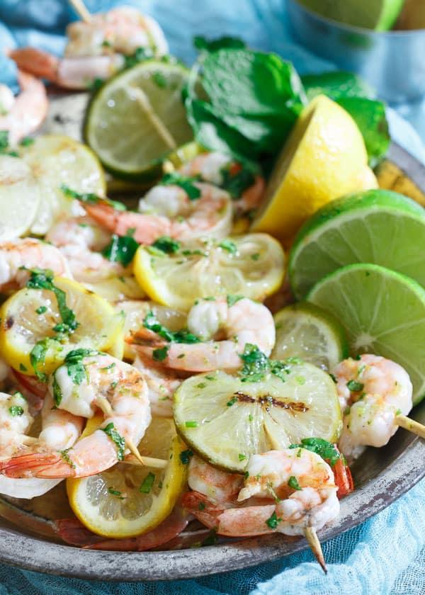 Grilled Citrus Shrimp Skewers