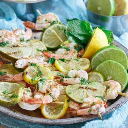 Citrus Grilled Shrimp Skewers