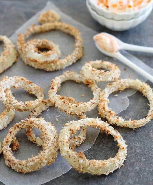 Coconut Baked Onion Rings