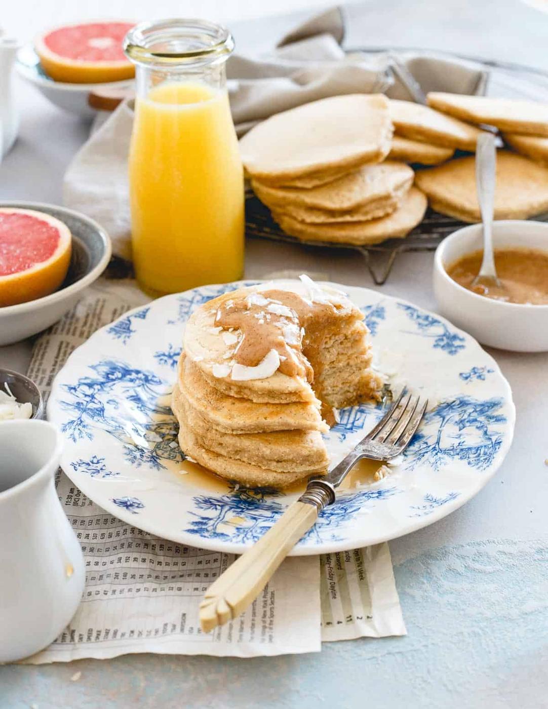 A few extra minutes to make these coconut flour pancakes from scratch are well worth it once you take the first bite!