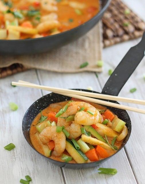 red curry shrimp