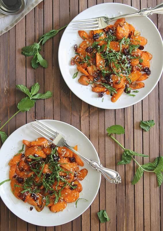 Roasted carrot salad