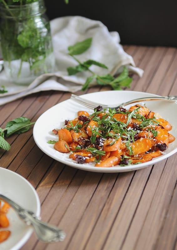 Roasted carrot salad