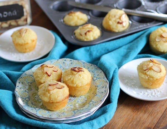 coconut semolina muffins