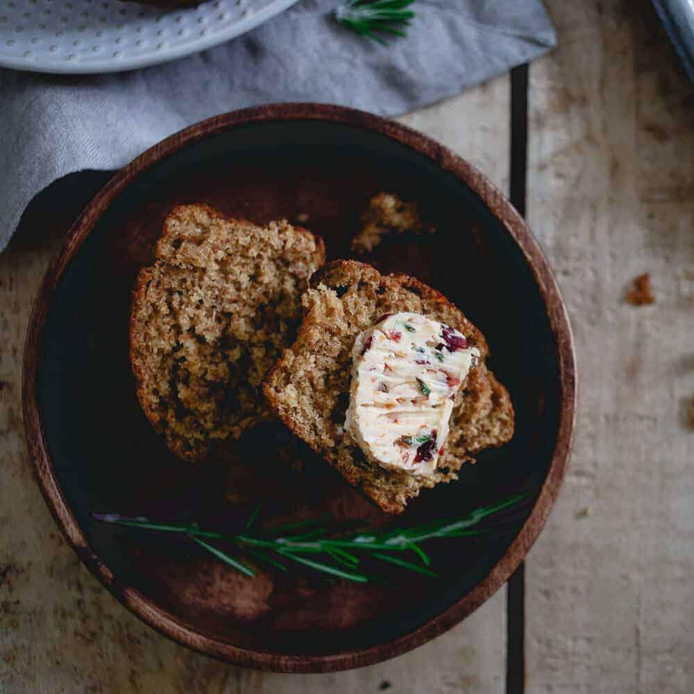 Cognac Cranberry Orange Compound Butter
