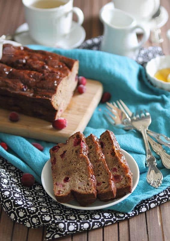 Cranberry Banana Tea Bread