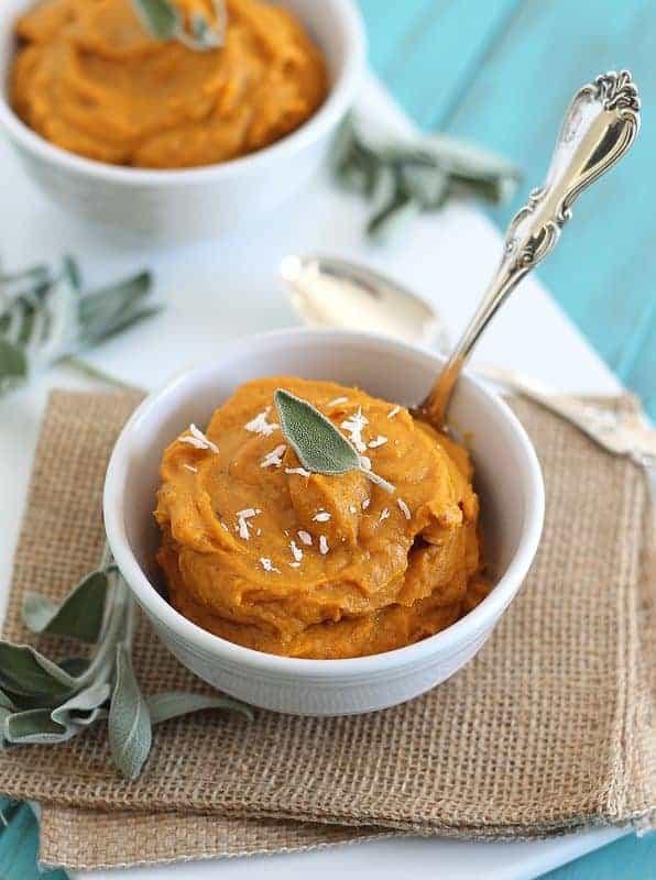 Creamy Coconut Garlic Butternut Squash Puree