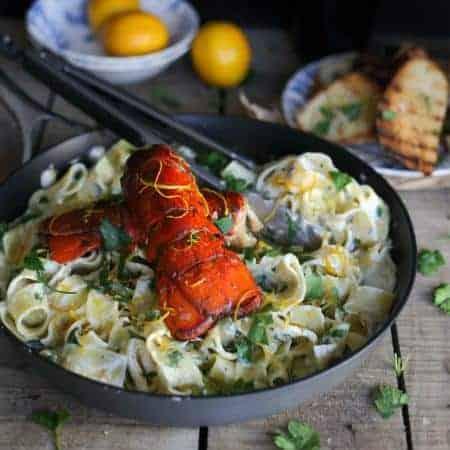 Creamy Lemon Lobster Pappardelle