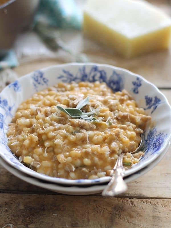 Creamy pumpkin barley