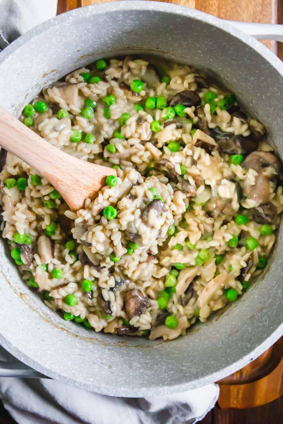 Creamy Vegan Mushroom Risotto