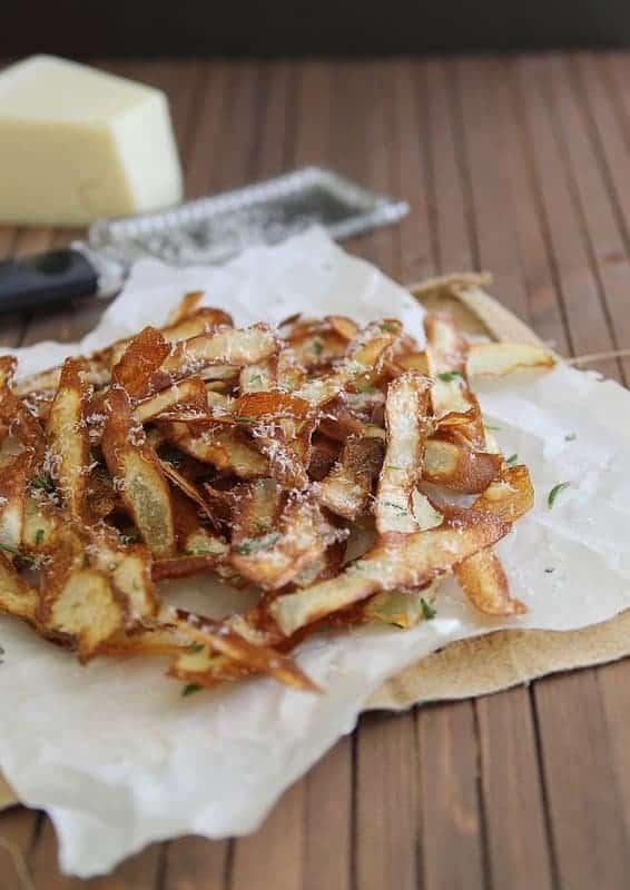 Crispy potato strips
