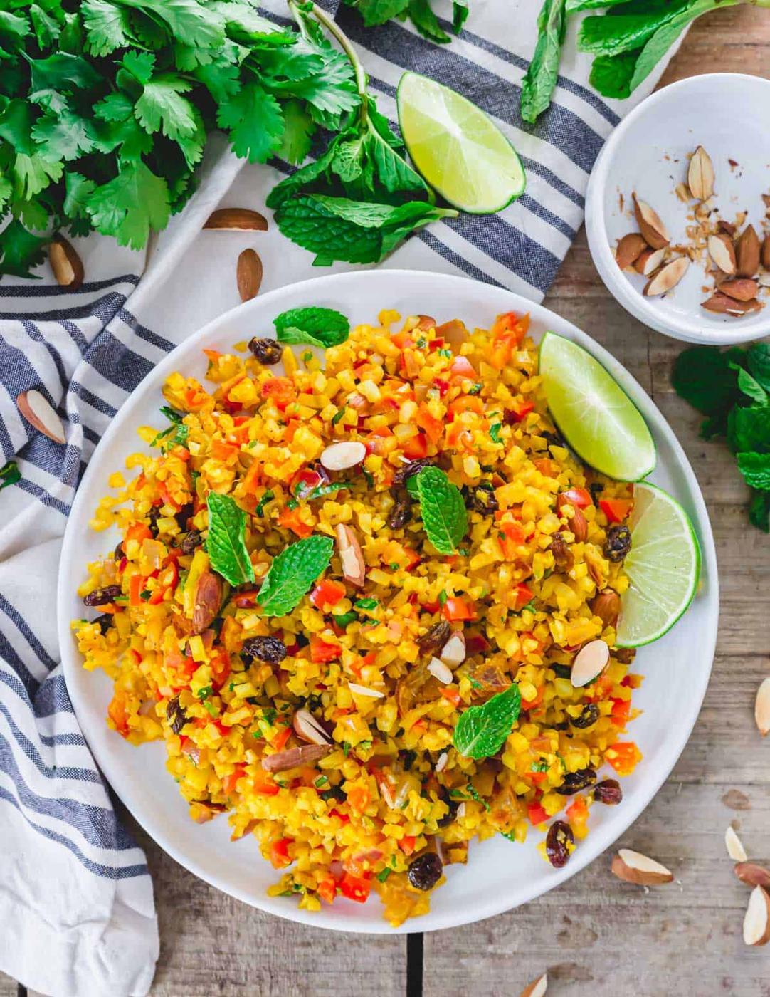 Curry Cauliflower Rice