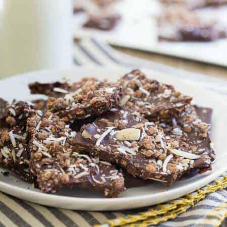 Dark Chocolate Granola Bark