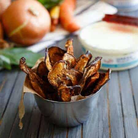 Mediterranean Eggplant Chips