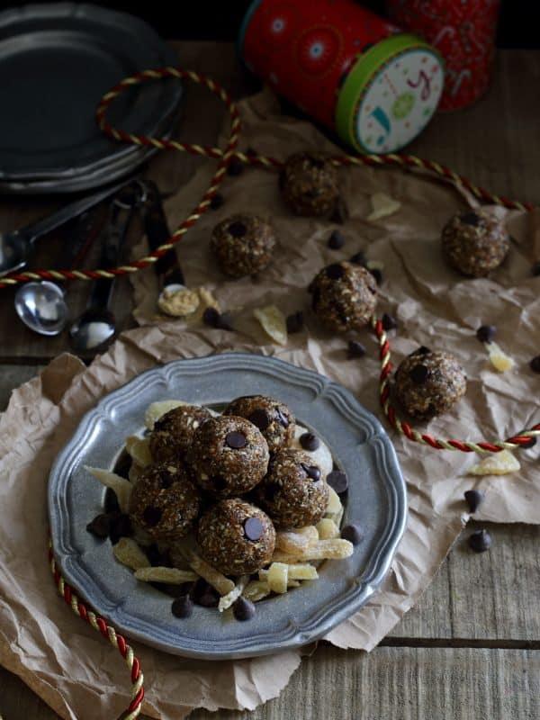 Chocolate chip gingerbread bites