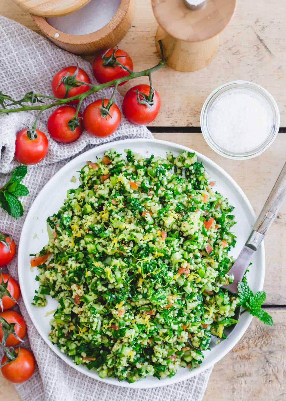 Gluten Free Millet Tabbouleh