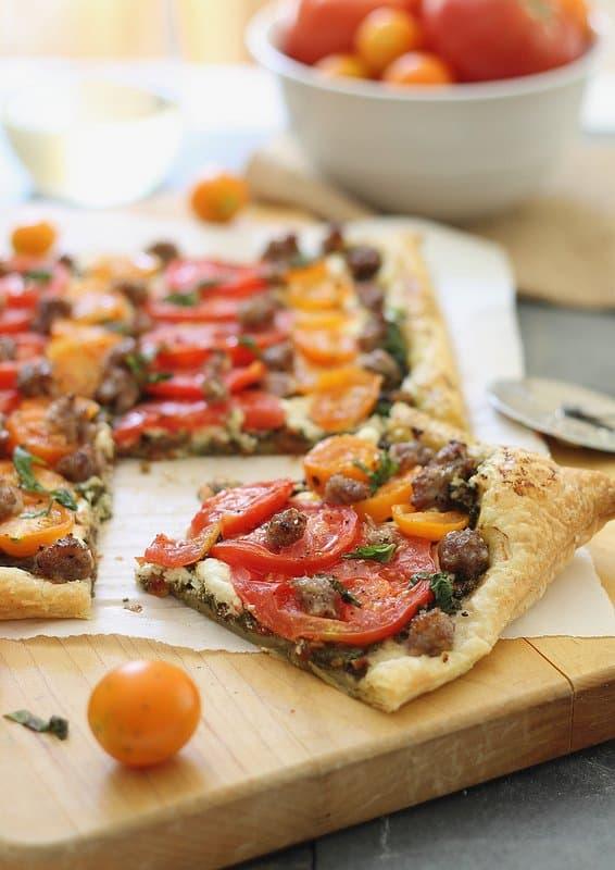 Tomato Goat Cheese Tart
