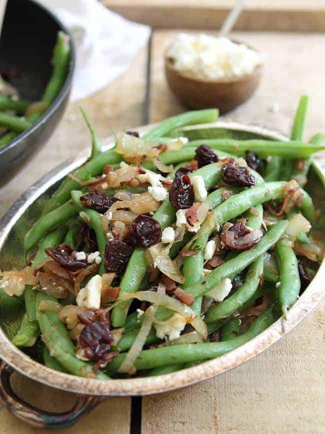 Sweet and Salty Green Bean Cherry Salad