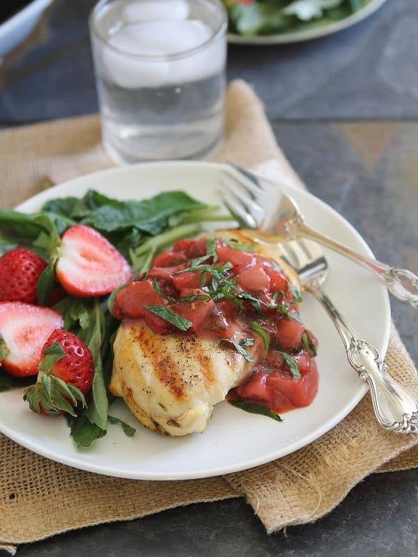 Strawberry chicken
