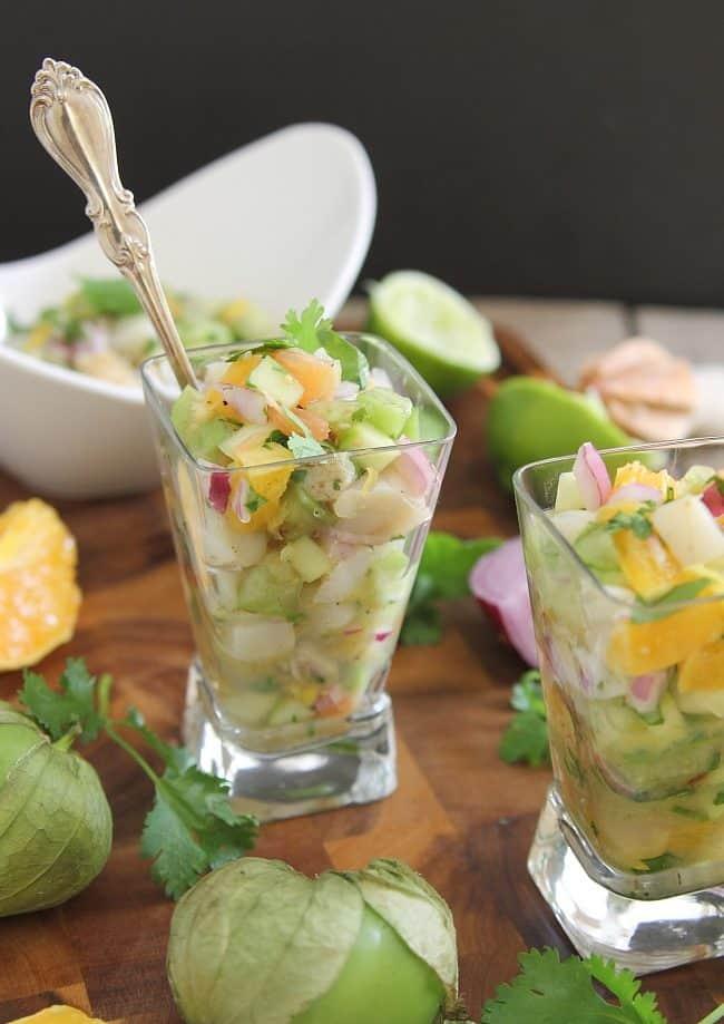 Scallop ceviche