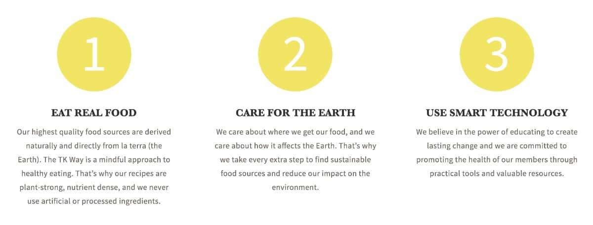 Terra's Kitchen philosophy