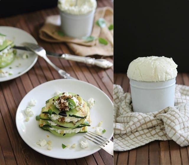 Zucchini with ricotta