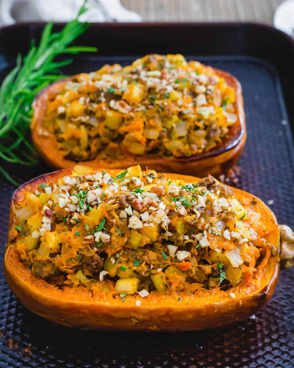Stuffed Honeynut Squash