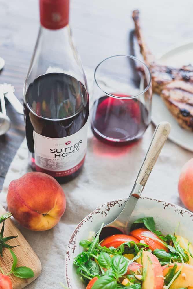 Sweet and spicy is a classic combination. Balance out these spicy harissa rubbed grilled pork chops with Sutter Home's sweet red wine.