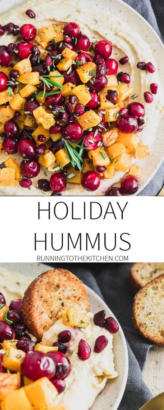 Need an easy but impressive holiday appetizer this season? Try this rosemary roasted butternut squash hummus that everyone will love!