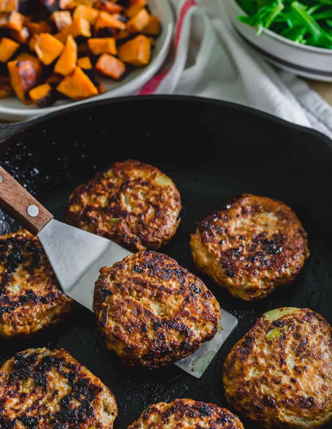 Homemade Ground Chicken Sausage Patties
