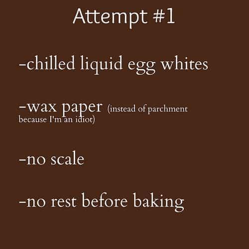 How NOT To Make Macarons
