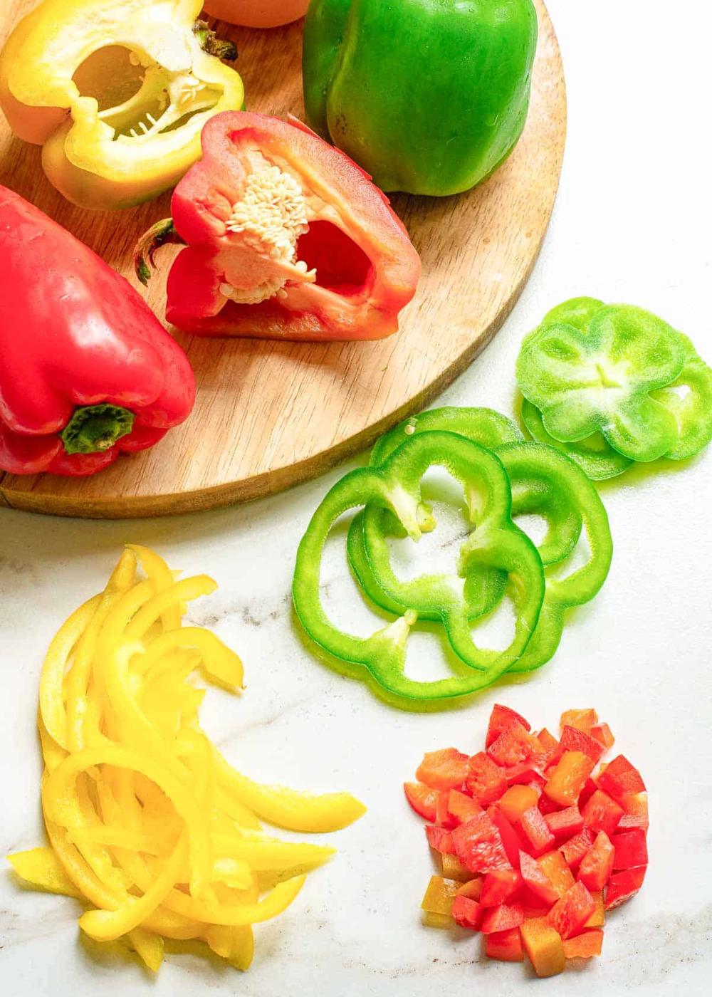 How to Cut Bell Peppers