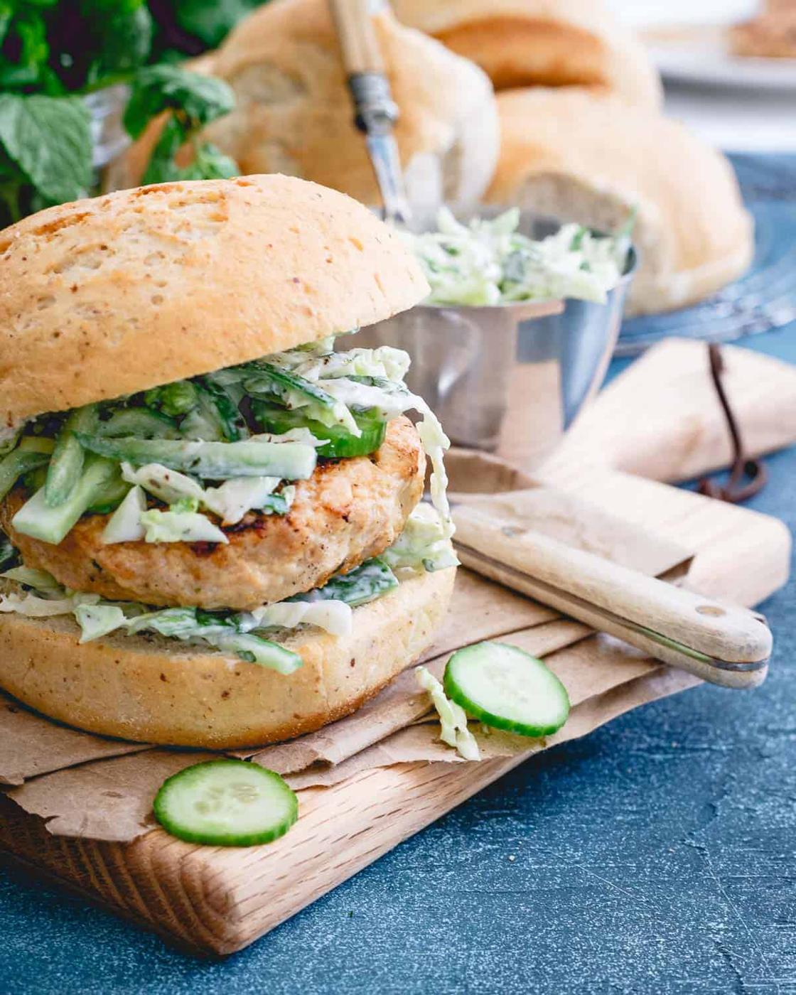 Juicy Chicken Burgers