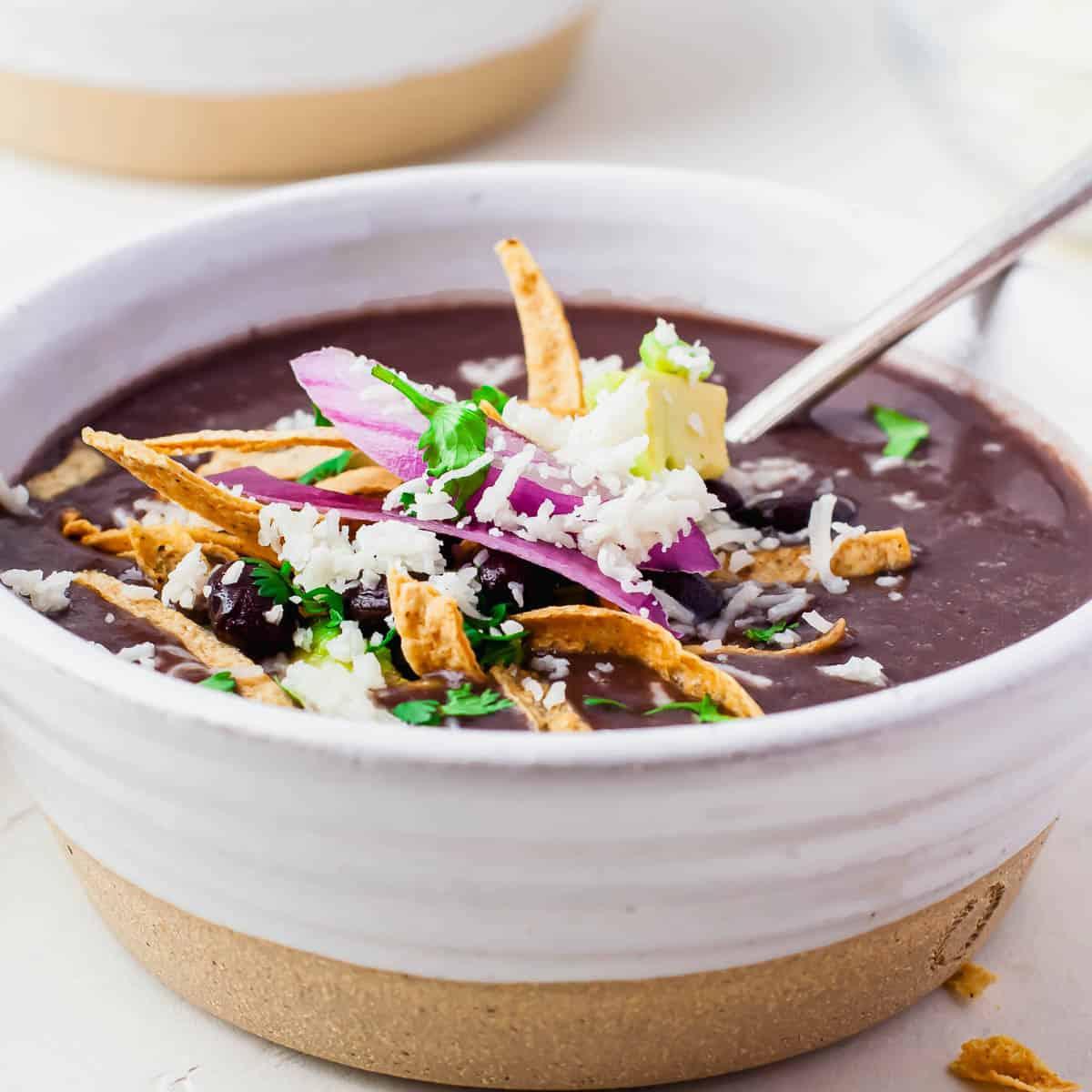 Instant Pot Black Bean Soup