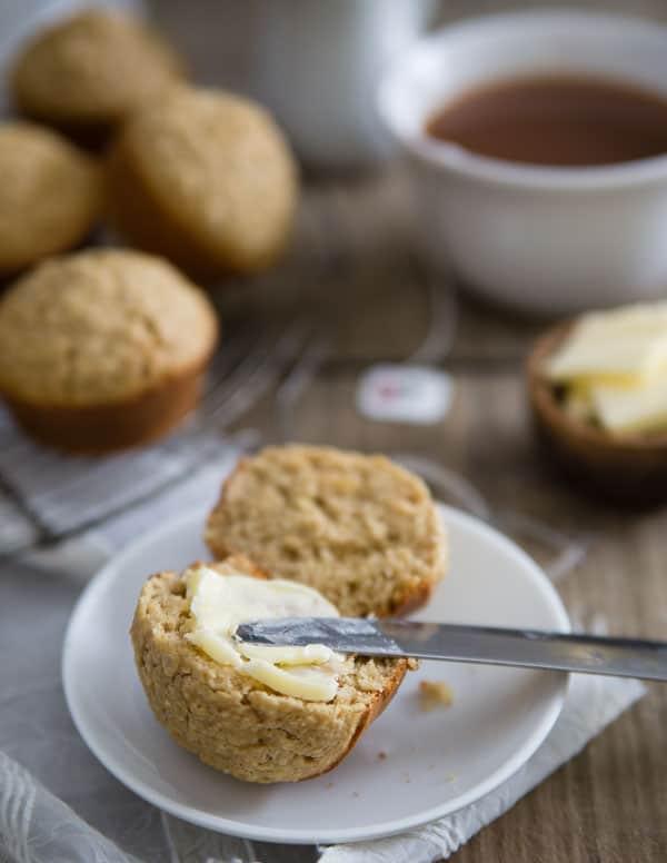 Brown Bread Muffins with Candied Ginger are a new way to enjoy traditional Irish brown bread.