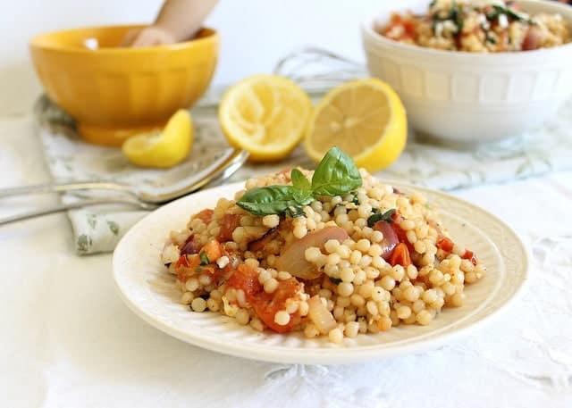 Israeli Couscous Greek Salad