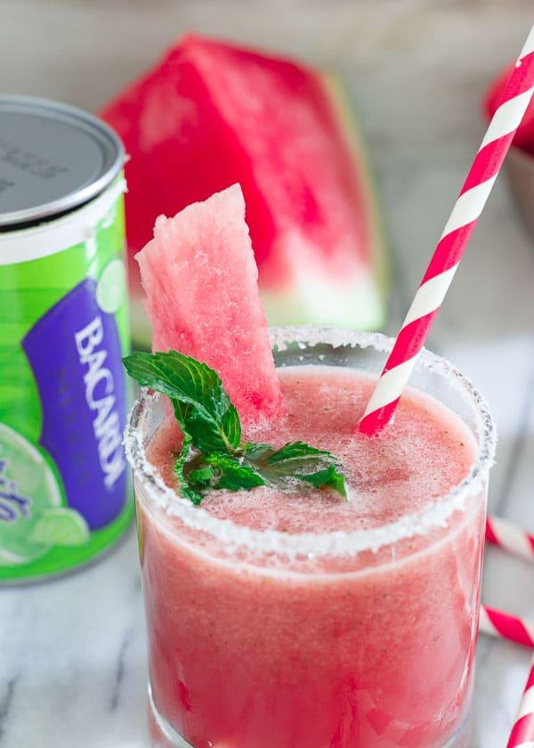 Jalapeno Watermelon Margarita Shooters