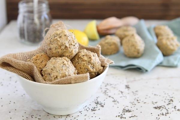 Lemon Chia Mini Muffins with Natural Calm