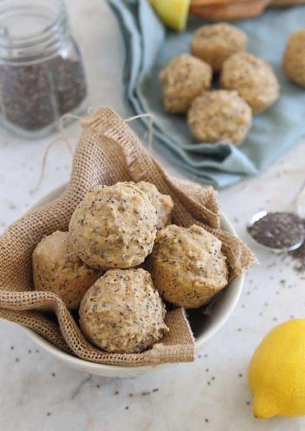 Lemon Chia Mini Muffins