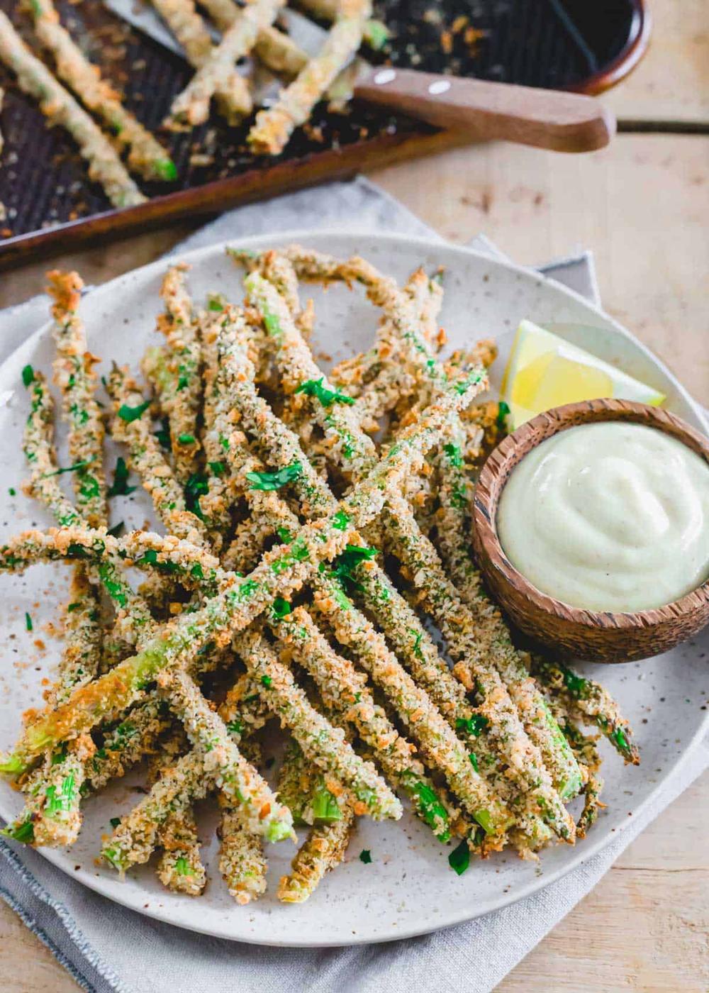Crispy Baked Asparagus Fries