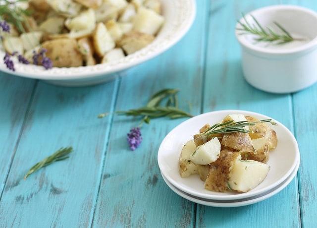 lavender potato salad