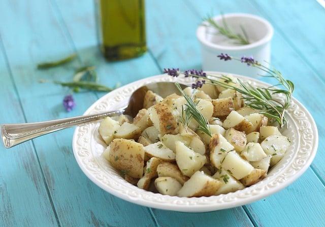Lemon lavender potato salad