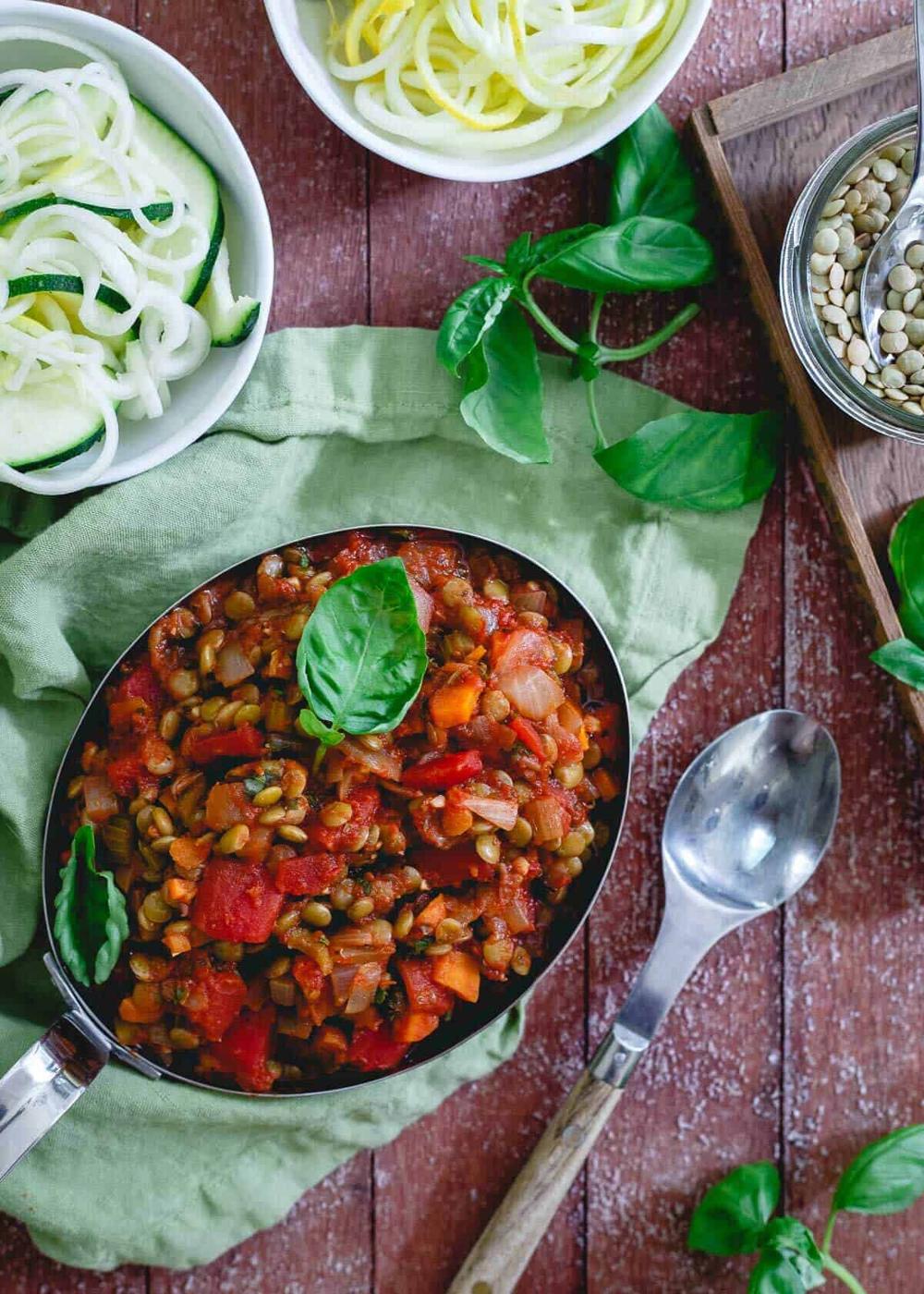 Lentil Bolognese