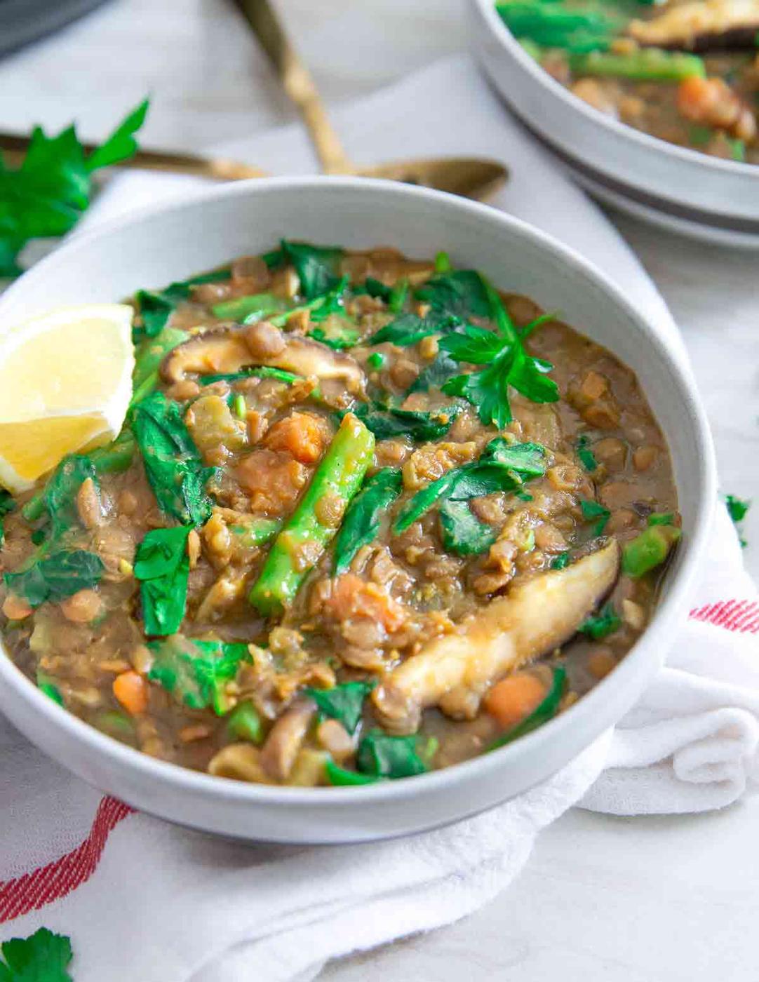 Lentil Vegetable Soup – Instant Pot Recipe