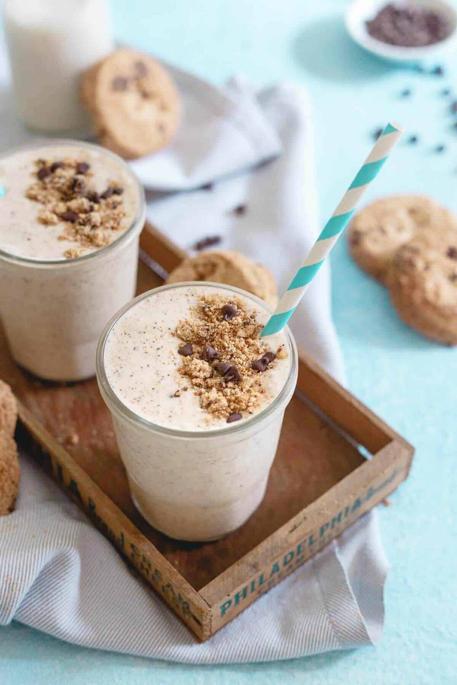Maple Cashew Chocolate Chip Cookie Milkshake