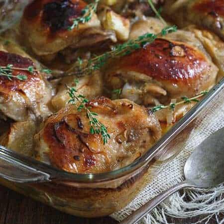 Maple Ginger Chicken Thighs