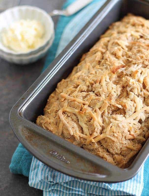 Maple Parmesan Beer Bread